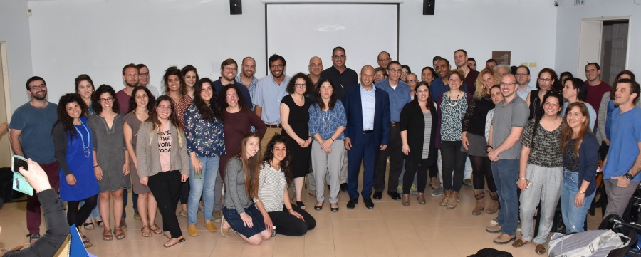 ביקור שר החינוך בתכנית רביבים, מרץ 2018